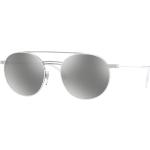 Silberne Burberry Verspiegelte Sonnenbrillen für Herren 