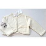 Cremefarbene Burberry Kinderübergangsjacken aus Wolle für Babys 