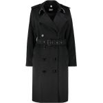 Schwarze Gesteppte Burberry Damensteppmäntel & Damenpuffercoats aus Leder Größe M für den für den Herbst 