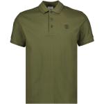 Grüne Unifarbene Kurzärmelige Burberry Herrenpoloshirts & Herrenpolohemden Größe M 
