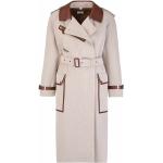 Beige Unifarbene Burberry Maxi Trenchcoats lang für Damen Größe XS 