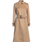 Sandfarbene Unifarbene Burberry Trenchcoats aus Wolle für Damen Größe XS für den für den Winter 