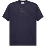 Marineblaue Kurzärmelige Burberry T-Shirts für Herren Größe 3 XL 