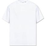 Weiße Bestickte Kurzärmelige Burberry T-Shirts für Herren Größe XS 