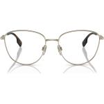 Goldene Burberry Panto-Brillen aus Metall für Herren 