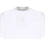 Weiße Kurzärmelige Burberry T-Shirts aus Baumwolle für Herren Größe XXL 