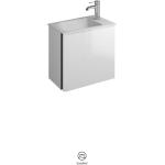 Silberne burgbad Waschbeckenunterschränke & Badunterschränke aus Mineralguss Breite über 500cm, Höhe 0-50cm, Tiefe 300-350cm 
