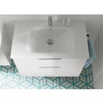 Silberne Moderne Waschbeckenunterschränke & Badunterschränke aus Chrom mit Schublade Breite 0-50cm, Höhe 0-50cm, Tiefe 0-50cm 