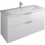 Moderne burgbad Eqio Waschbeckenunterschränke & Badunterschränke aus Keramik mit Schublade Breite 0-50cm, Höhe 0-50cm, Tiefe 0-50cm 