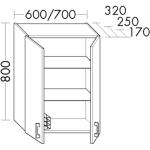 burgbad Hängeschränke Hochglanz aus Glas Breite 50-100cm, Höhe über 500cm, Tiefe über 500cm 