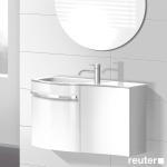 Burgbad Sinea Handwaschbecken mit Waschtischunterschrank mit 2 Türen, SELM065L311A0070