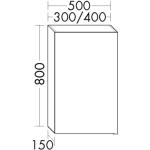 Weiße burgbad Spiegelschränke matt Breite 50-100cm, Höhe 50-100cm, Tiefe 50-100cm 