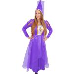 Goldene Burgfräulein-Kostüme aus Samt für Damen Größe M 