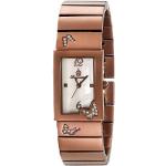 Burgmeister Quarz Damenarmbanduhren aus Edelstahl mit Mineralglas-Uhrenglas mit Metallarmband 