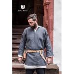 Graue Wikinger-Kostüme aus Baumwolle für Herren Größe 3 XL 