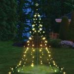 Dunkelgrüne Sterne Lichterketten mit Weihnachts-Motiv 