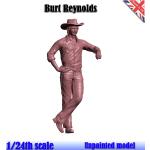 Burt Reynolds Nicht Lackiert Figur 1:24 Maßstab Wasp