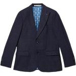 Marineblaue Tweed-Sakkos aus Tweed für Herren 