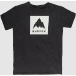 Schwarze Streetwear Burton Mountain Kinder T-Shirts aus Baumwolle für Jungen 