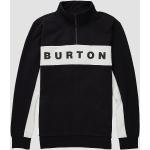 Schwarze Streetwear Burton Bio Herrensweatshirts aus Fleece Größe XS 