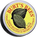 Cremefarbene Burt's Bees Creme Nagelpflege Produkte mit Zitrone 