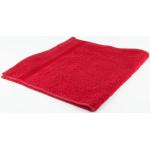 Rote Buscher Handtücher Sets aus Baumwolle maschinenwaschbar 30x30 4-teilig 