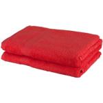 Kamelbraune Buscher Handtücher aus Baumwolle trocknergeeignet 70x140 2-teilig 