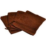 Auberginefarbene Buscher Handtücher aus Baumwolle trocknergeeignet 15x21 