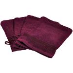 Auberginefarbene Buscher Handtücher aus Baumwolle trocknergeeignet 15x21 
