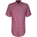 Pinke Unifarbene Business Seidensticker Kentkragen Hemden mit Kent-Kragen aus Leinen für Herren Größe 3 XL für den für den Sommer 