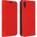 Rote iPhone XR Cases Art: Flip Cases aus Leder 