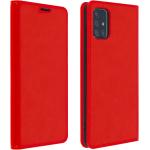 Rote Samsung Galaxy A71 Hüllen Art: Flip Cases aus Leder 