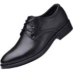 Schwarze Business Hochzeitsschuhe & Oxford Schuhe mit Reißverschluss in Breitweite aus Leder für Herren Größe 43 für den für den Winter 