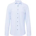 Reduzierte Hellblaue Casual Langärmelige OLYMP Kentkragen Hemden mit Kent-Kragen für Herren Größe L 