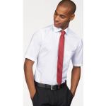 Reduzierte Weiße Kurzärmelige OLYMP Modern Fit Kentkragen Hemden mit Kent-Kragen für Herren Größe S 