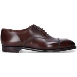 Braune Business Crockett & Jones Hochzeitsschuhe & Oxford Schuhe aus Kalbsleder für Herren Größe 39,5 mit Absatzhöhe bis 3cm 