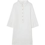 Weiße Busnel Shirtkleider aus Leinen Handwäsche für Damen Größe XXL für den für den Sommer 