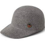 Graue Busnel Snapback-Caps aus Filz für Damen Größe L für den für den Herbst 