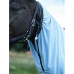 Hellblaue Halsteile für Pferde 
