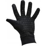 Reduzierte Schwarze Fingerhandschuhe aus Fleece Übergrößen für den für den Winter 