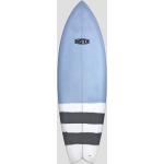 Buster 5'10 Quad Fish Surfboard blau