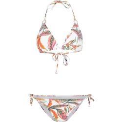 Bustier-Bikini O'NEILL "CAPRI - BONDEY BIKINI SET" bunt (white tropical flower) Damen Bikini-Sets Bekleidung