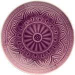 Lila Arabische Butlers Runde Kuchenteller aus Keramik 