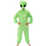 Grüne Buttinette Alien-Kostüme für Herren Einheitsgröße 