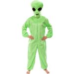Grüne Buttinette Alien-Kostüme für Herren Größe M 