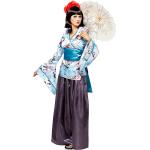 Türkise Buttinette Asien-Kostüme für Damen Größe M Weite 38 