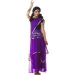 Goldene Buttinette Bollywood-Kostüme aus Chiffon für Damen Größe XL 