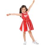 Reduzierte Rote Buttinette Cheerleader-Kostüme aus Jersey für Kinder Größe 116 