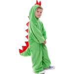 Grüne Buttinette Dinosaurier-Kostüme aus Kunstfell für Kinder Größe 128 