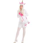 Pinke Buttinette Einhorn-Kostüme & Pferdekostüme aus Polyester für Damen Größe M 